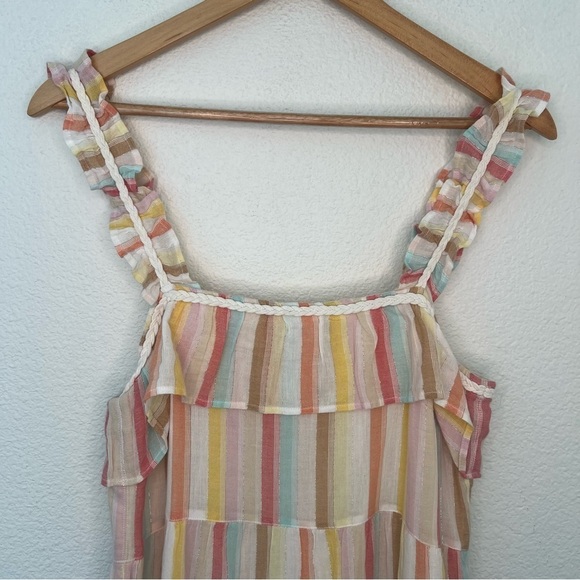 Sezane Multicolor Striped Dress - Picture 3 of 16